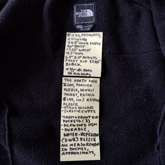 The North Face Iconic Polartec fleece Denali Jacket White XS - Picture 6 of 16